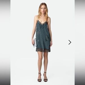 Zadig & Voltaire Calissa Silk Jacquard Dress XS
